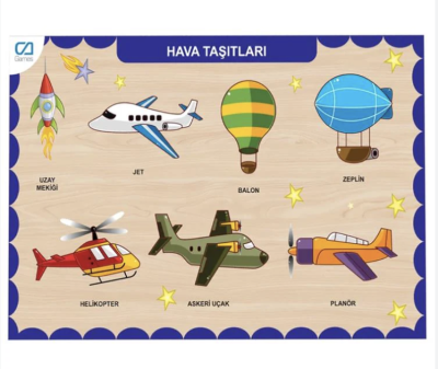 AHŞAP PAZIL HAVA TAŞITLARI