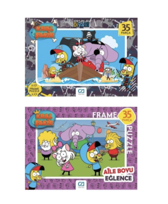 ÇİZGİ KARAKTER PUZZLE 35PRÇ