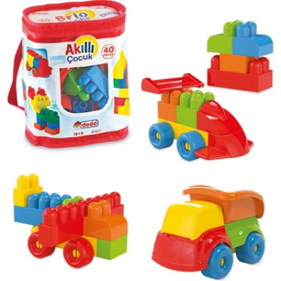 DEDE AKILLI BLOK 40 PRÇ LEGO