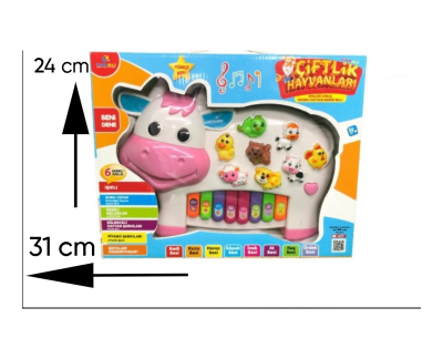 İNEK ŞEKİLLİ EĞİTİCİ PİYANO