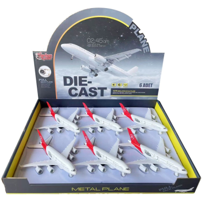 IŞIKLI SESLİ METAL YOLCU UÇAĞI