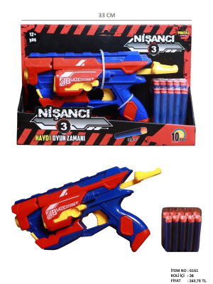 KUT NERF SİLAH SETİ NİŞANCI 3