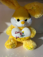 PELÜŞ PULLU KALPLİ TAVŞAN