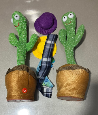 PİLLİ SAJLI SES KAYITLI KAKTÜS