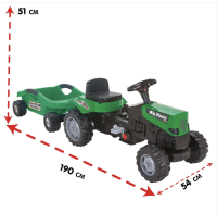 PİLSAN PEDALLI BİG TROYLER TRAKTÖR