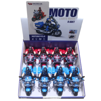 SÜRTMELİ SESLİ IŞIKLI MOTOSİKLET