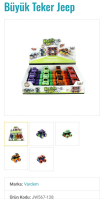 SÜRTMELİ  BÜYÜK TEKER JEEP